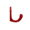 Háček kovový červený lakovaný 1H