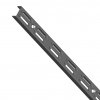 Dvouřadá lišta 25x12mm, 1000mm, černá