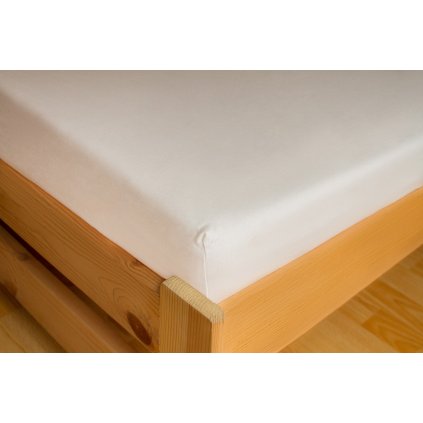 Prostěradlo Jersey 180x200 Bílá 100% bavlna