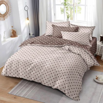 bavlnene povleceni dots 01 3 dilne suprava 140x200cm