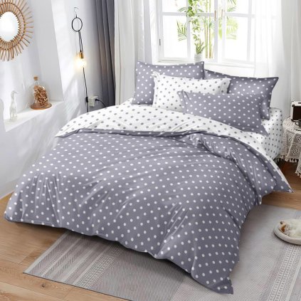 bavlnene povleceni dots 06 3 dilne suprava 140x200cm