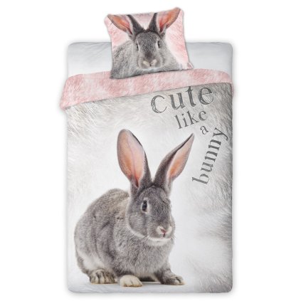 Povlečení 140x200+70x90 WILD KRÓLIK EAN 5907750543151