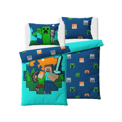 44098 3 detske povleceni minecraft alex a steve duo