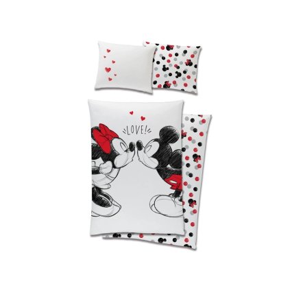 44182 detske povleceni minnie a mickey mouse love