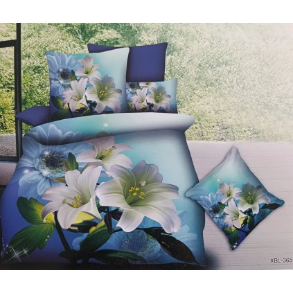 4dílné povlečení 3D Lilly