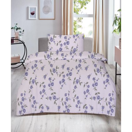 Originální povlečení 100% bavlna Blue roses