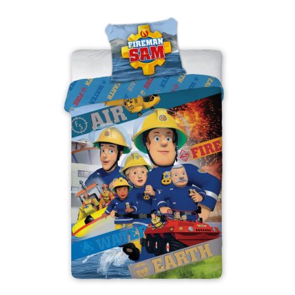3D povlečení 100% bavlna Požárník Sam