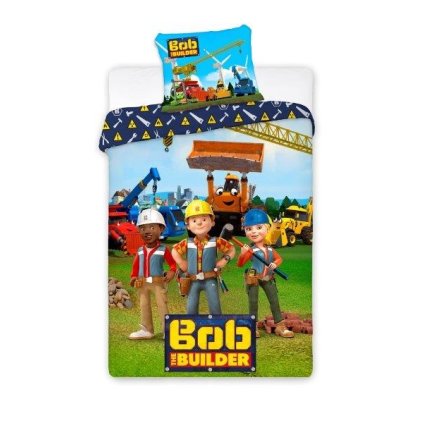 3D povlečení 100% bavlna Bořek stavitel