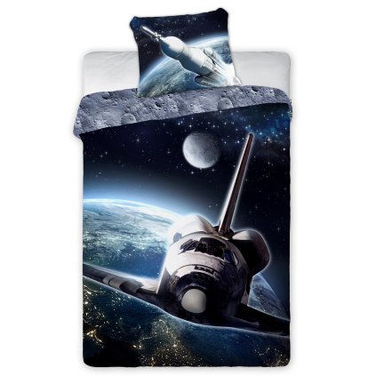 3D povlečení 100% bavlna Kosmonaut