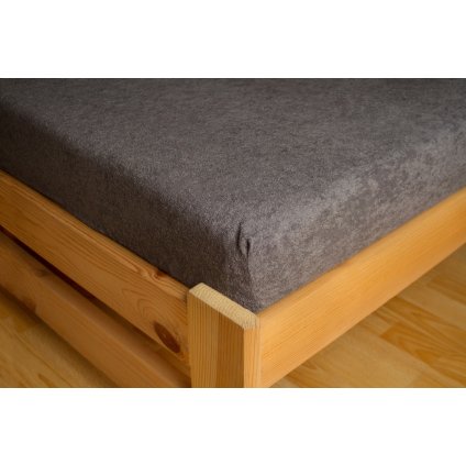 Prostěradlo Frote 90x200 Tmavě šedá