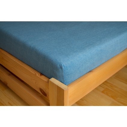 Prostěradlo Frote 90x200 Světle modrá