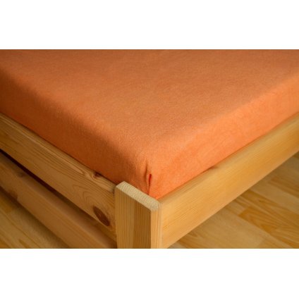 Prostěradlo Frote 90x200 Lososová