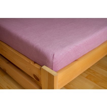 Prostěradlo Frote 90x200 Fialová