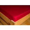 Prostěradlo Jersey 180x200 Bordová 100% bavlna
