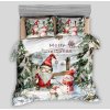 3-dílné Vánoční povlečení Zimní radovánky