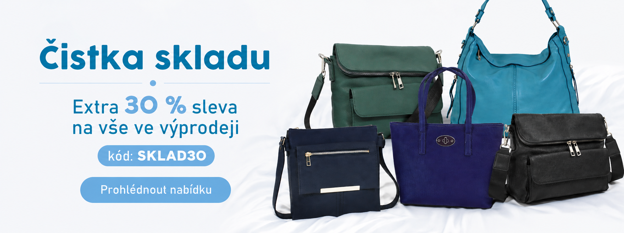 Sleva 30% na výprodej s kódem "SKLAD30"