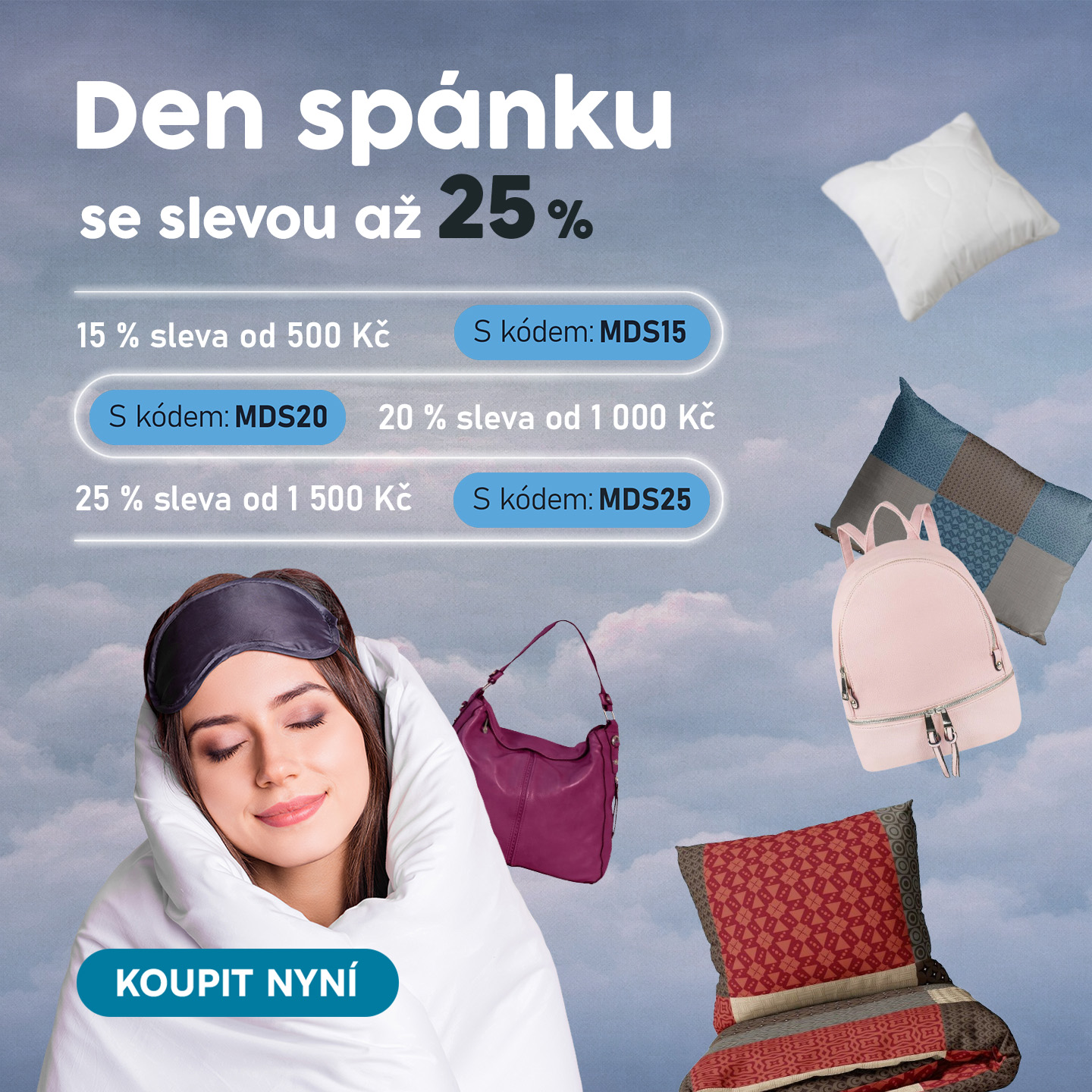 Sleva 25% na vše s kódem "MDS25"