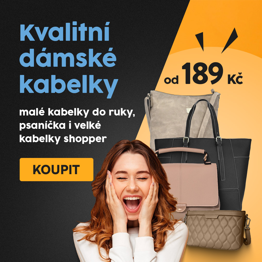 Kvalitní dámské kabelky od 189 Kč!