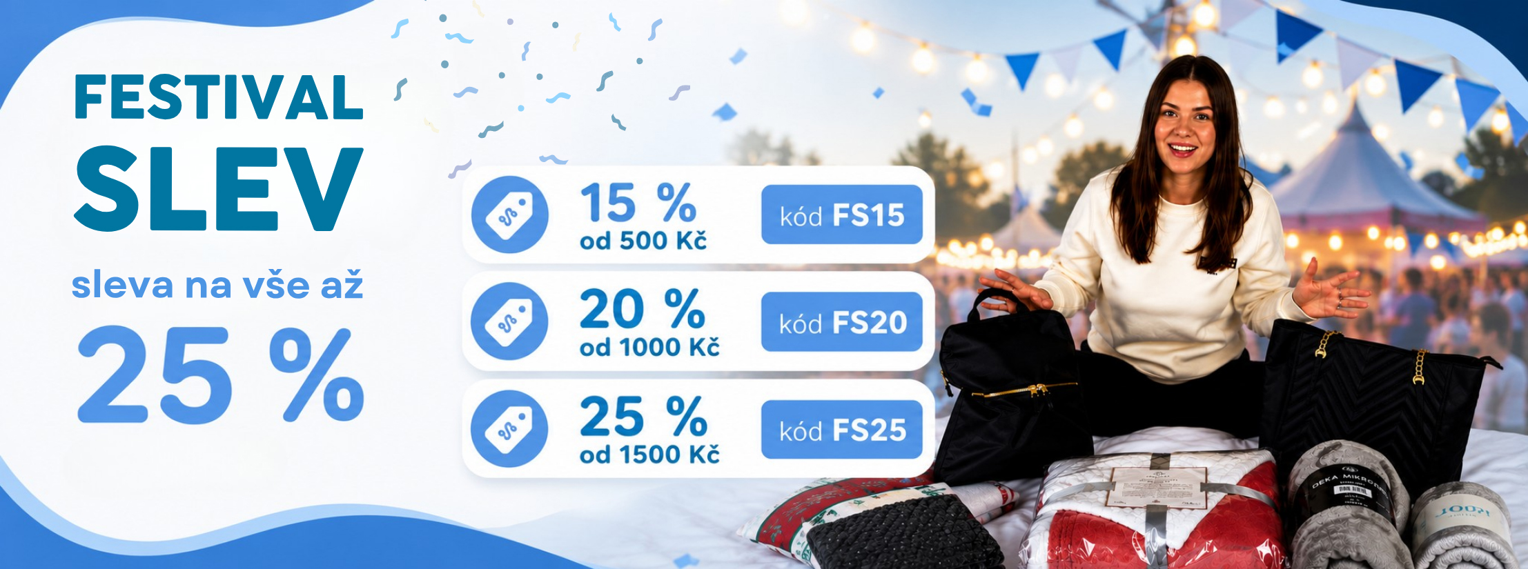 Sleva 25% na vše s kódem "FS25"