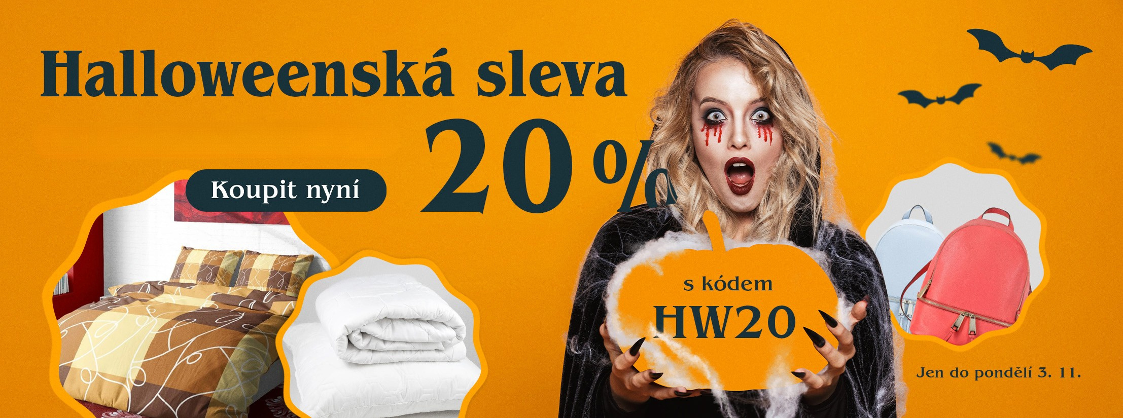 Sleva 20% na vše s kódem "HW20"