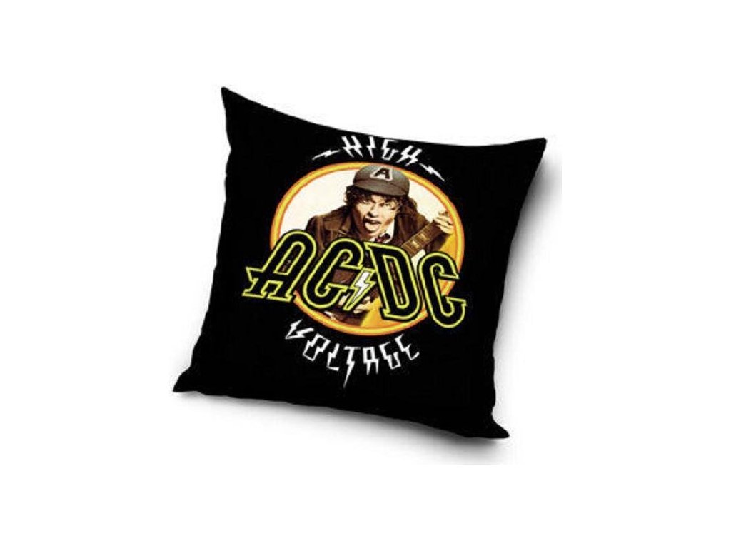 Polštářek AC/DC High Voltage, 45x45 cm