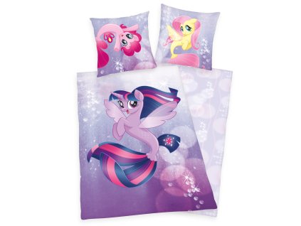 HERDING Povlečení MY LITTLE PONY 135/200 - 80/80 +dárek Ručníček FROZEN 055