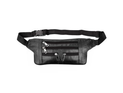 Kožená ledvinka BA423 černá