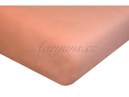 1647 3 detske prosteradlo jersey 60x120 cm pastelove oranzove