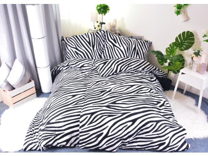 Aaryans bavlněné povlečení B-006 zebra 140x200/70x90povleceni b 006 zebra 140x200 70x90