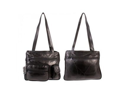 Dámská kožená kabelka JBLHB 16 ČERNÁ