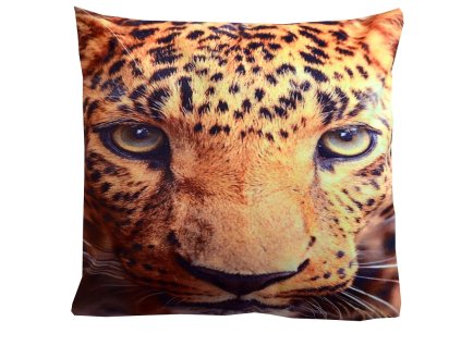Dekorační polštářek Leopard 45 x 45 cm