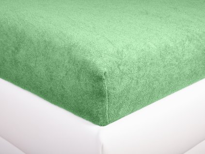 Aaryans Froté prostěradlo pastelově zelené
