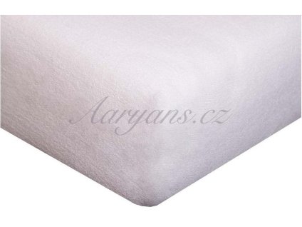 24455 detske prosteradlo frote 60x120 cm bile