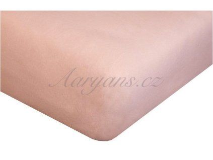 Dětské prostěradlo jersey 60x120 cm meruňkové