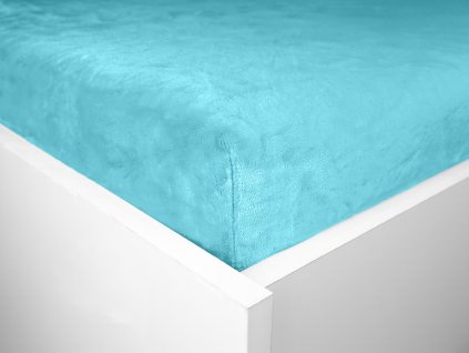 Aaryans Mikroplyšové prostěradlo tyrkysové