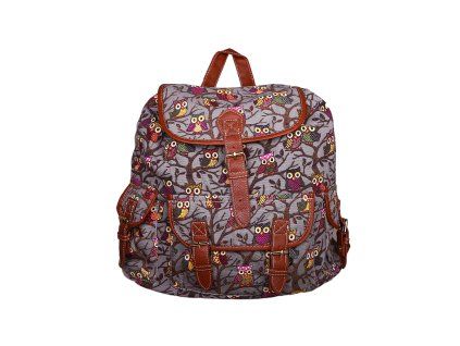 Dámský batoh CB151 4059 SOVA ŠEDÝ