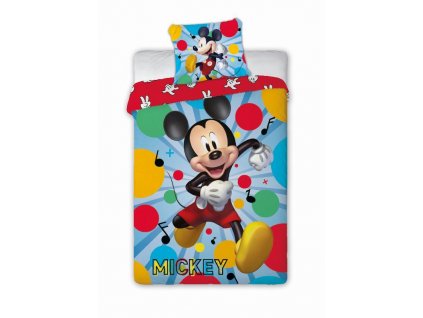 Dětské povlečení Mickey Mouse Taneční Párty 140x200/70x90cm