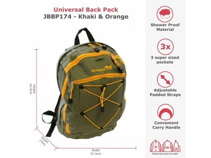 PROSTORNÝ BATOH JBBP 174 KHAKI