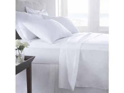 Aaryans bavlněné povlečení Mono bílé hotel set 2x140x200/70x90cm