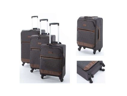 Sada 3 textilních kufrů JCB2021