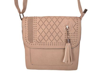 Elegantní kabelka JBFB 341 ŠEDOHNĚDÁ