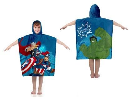 35307 1 detske ponco avengers kapitan amerika a thor