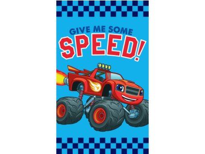 Dětský ručník Plamínek a čtyřkoláci Speed 30x50 cm