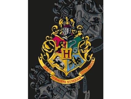 Deka Harry Potter Erb Bradavic 130x170 cm