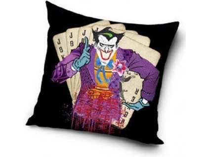 Polštářek Batman Arkham Asylum Joker Agent of Chaos 40x40 cm