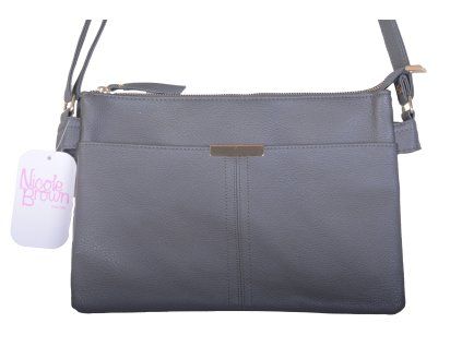 Elegantní kabelka JBFB 354 tmavě šedá