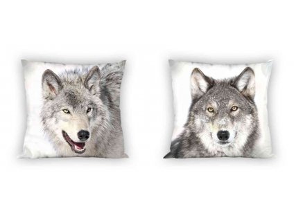 Dekorační polštářek Divoký vlk
