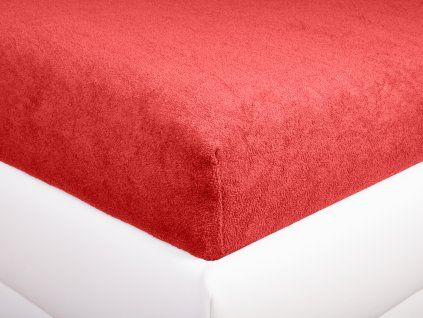 Aaryans Froté prostěradlo červené