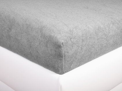 Aaryans Froté prostěradlo světle šedé