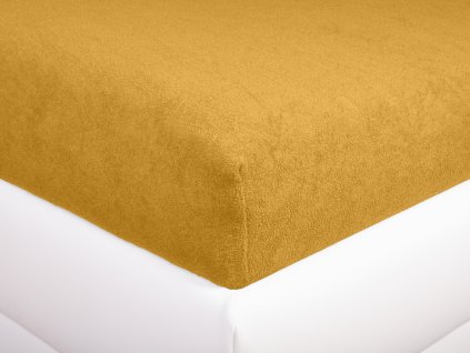 Aaryans Froté prostěradlo slunečně žlutá